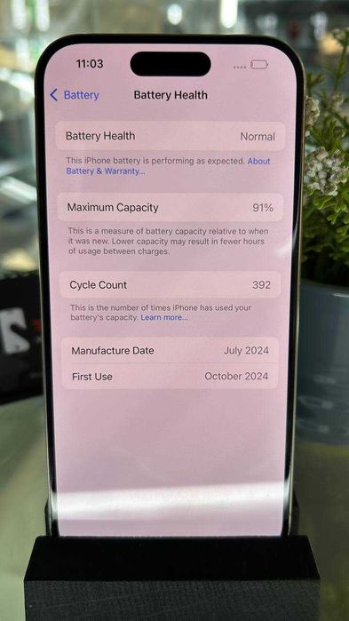 Apple iPhone 15 Pro Neverlock 256GB АКБ 91% Магазин | Гарантія