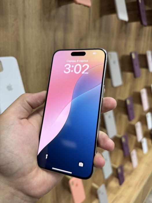 iPhone 15 Pro Max 256gb White Titanium Neverlock з Гарантією!