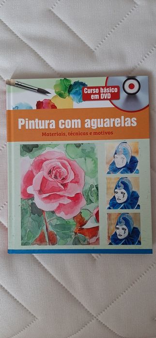 Livro manual Pintura com aquarela