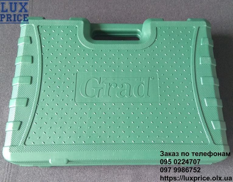 Набор инструментов головок 108ед. Grad 6004275. Набор насадок торцевых