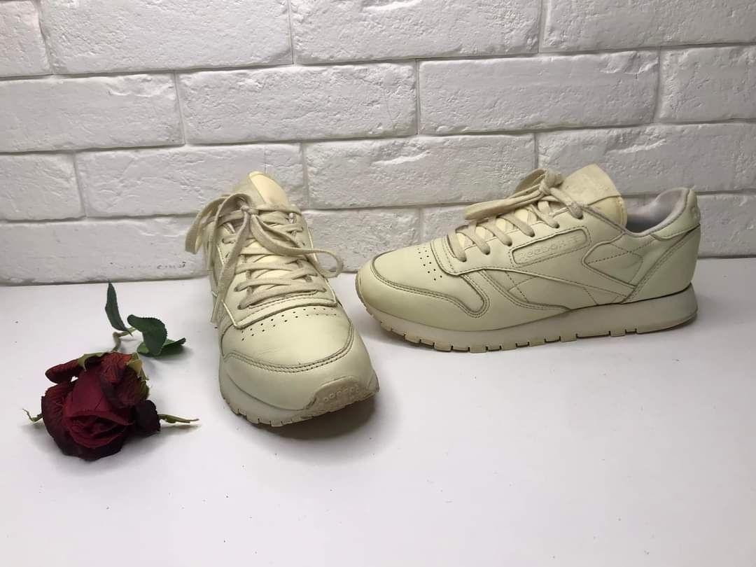 Sneakersy skórzane Reebok Rozmiar 38