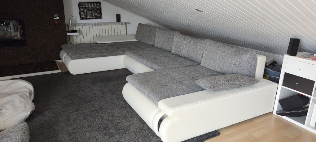 Sofá cama com duas Chaise Longue