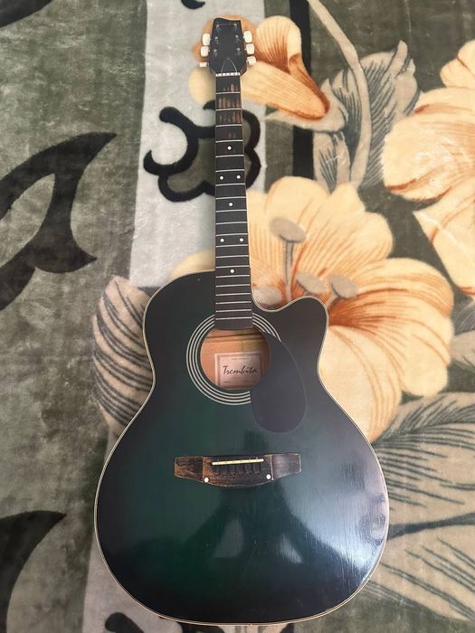 Акустична гітара Trembita (виріз, зеленого кольору)