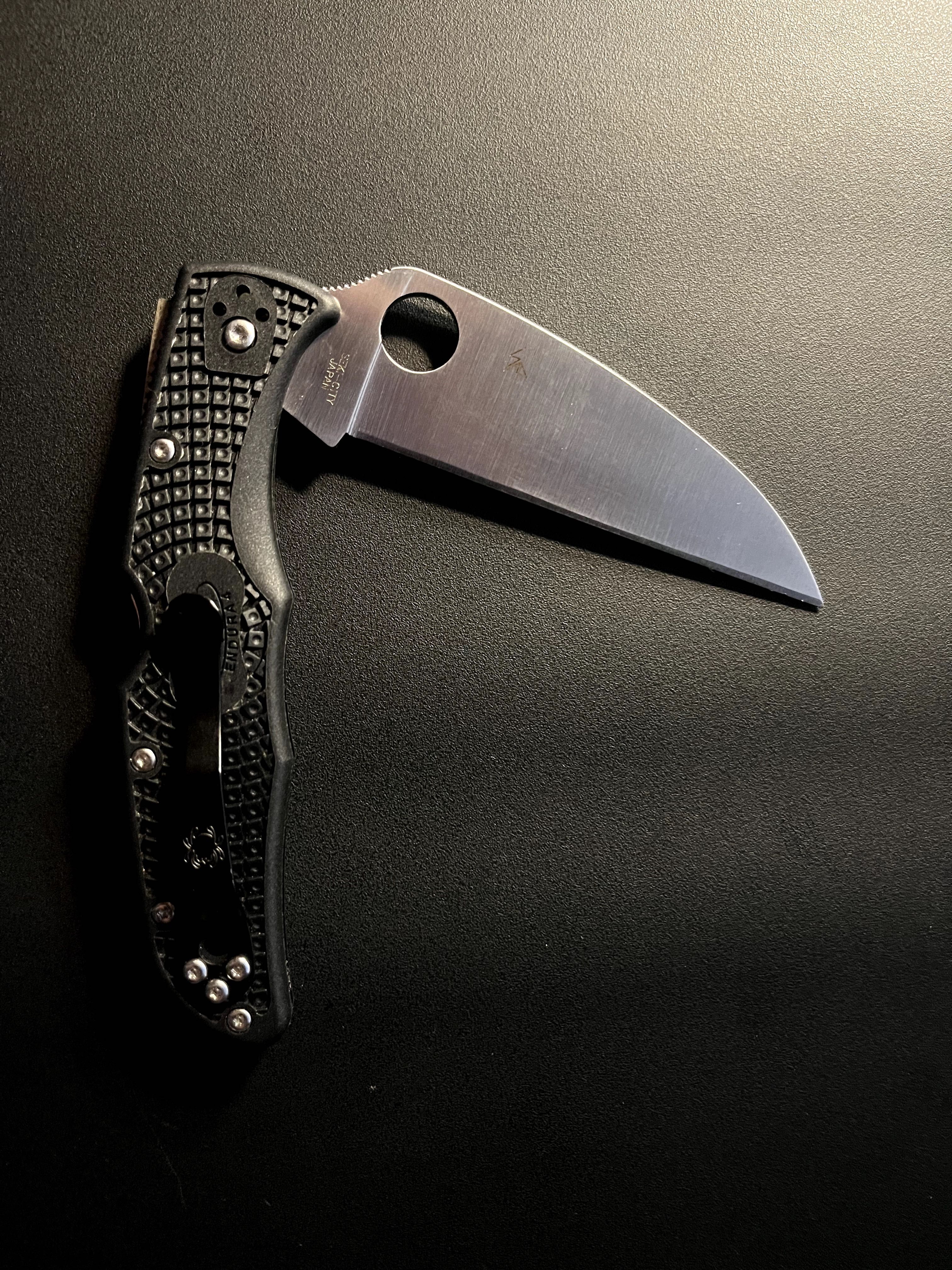 Ніж. Spyderco Endura Wharncliffe C10FPWCBK