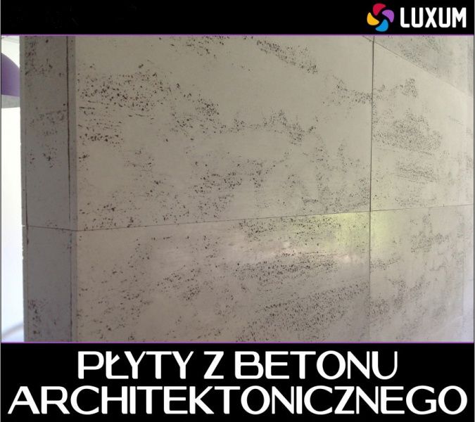 Beton architektoniczny - płyty betonowe nr 1 bez szkodliwych włókien