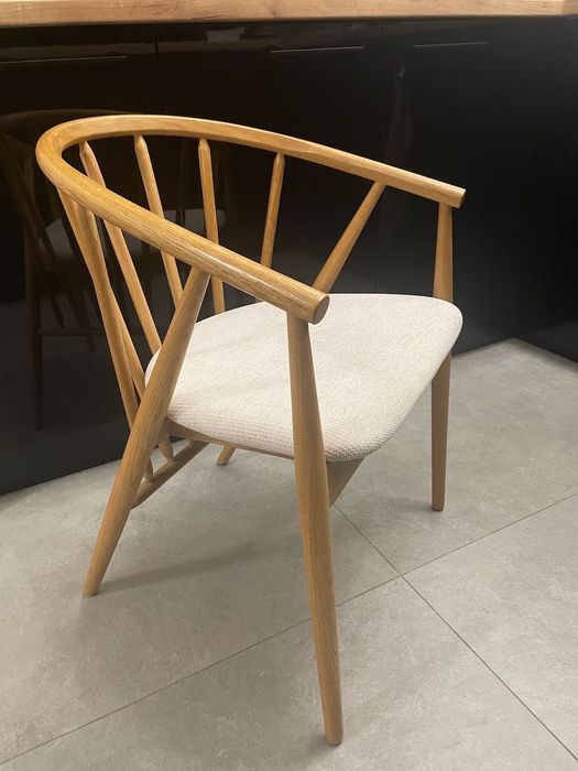 Krzesła 6 szt z litego drewna Jysk ARNBORG [WYSYŁKA]