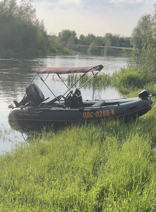 Продам лодку, човен Kolibri km 360 dsl+ мотор Yamaha 25+ тент палатка