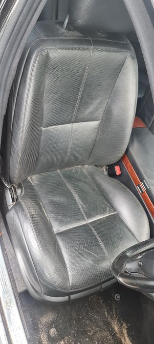 Fotel Przedni Prawy Przód Mercedes W221 Czarny Wentylowany
