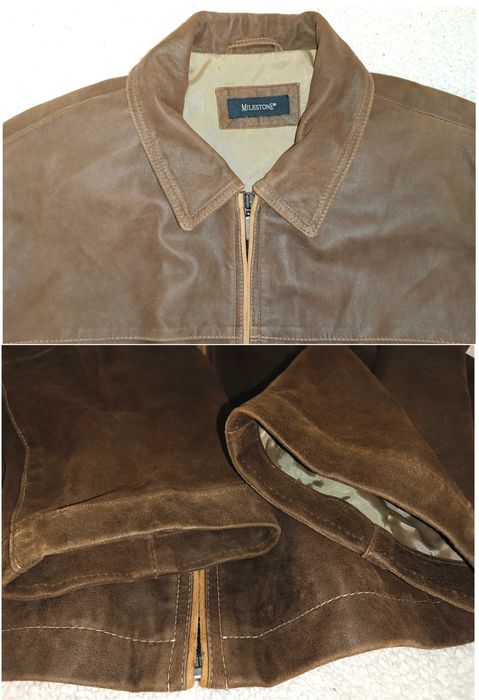 Куртка Milestone Германия замшевая кожа premium типа diesel 50-52 р