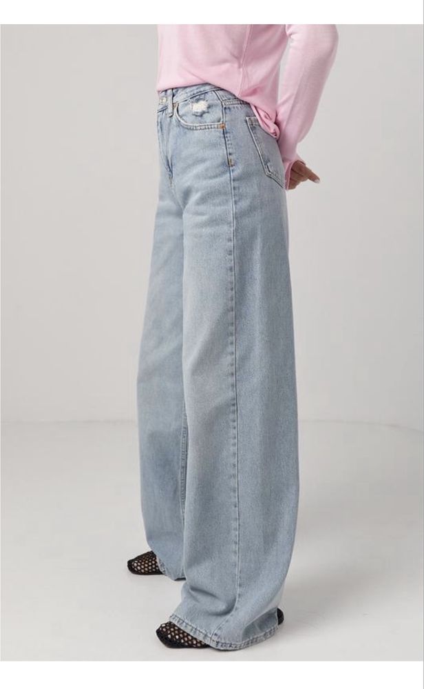 Джинсы wide leg baggy в стилі Zara