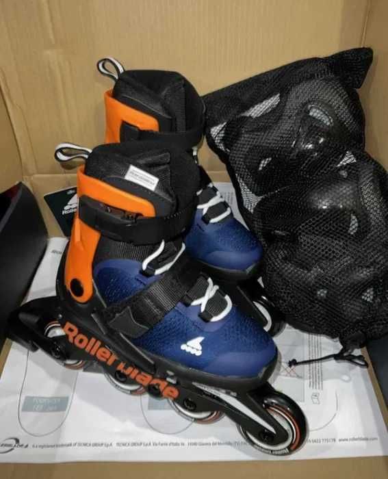 Роликовые коньки +защита Rollerblade Microblade Combo 2025 на мальчика