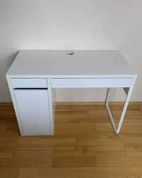 Biurko Ikea Micke białe szuflada szafka pokój dziecięcy biuro