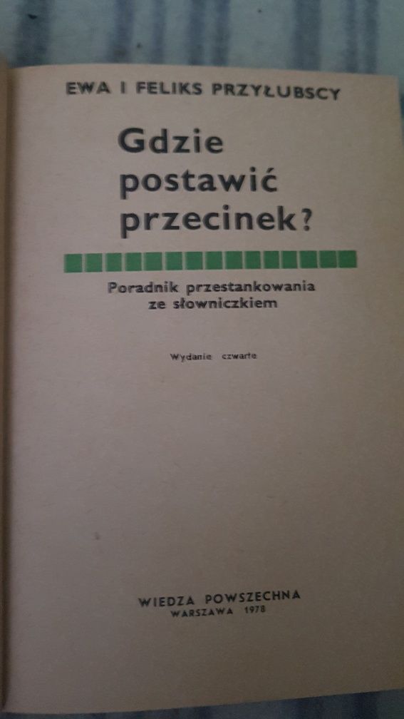 Gdzie postawić przecinek?