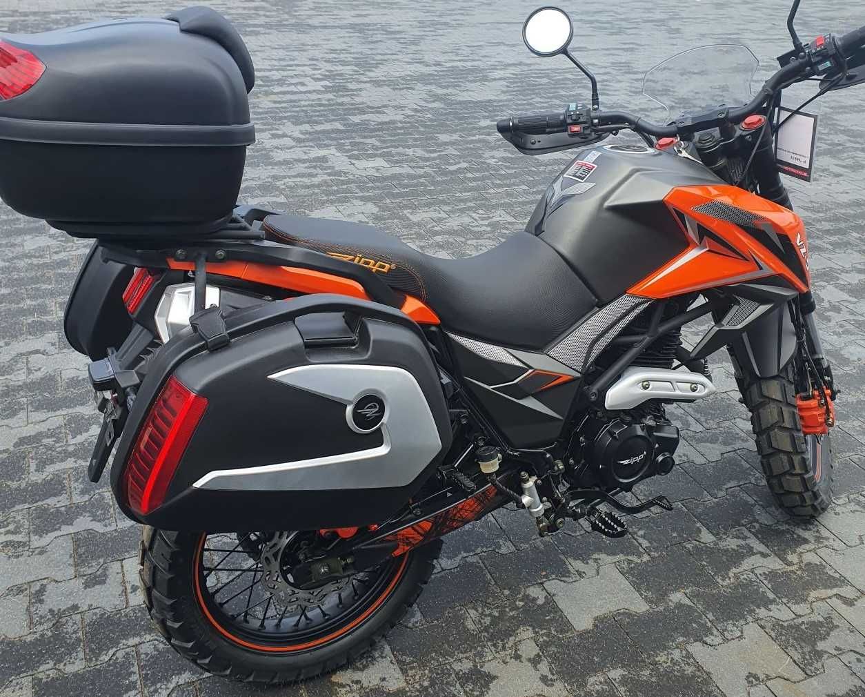 Nowy Motocykl ZIPP VZ-5, EURO5,Gwarancja,Dostawa150KM,Kufry,FA,ccm125