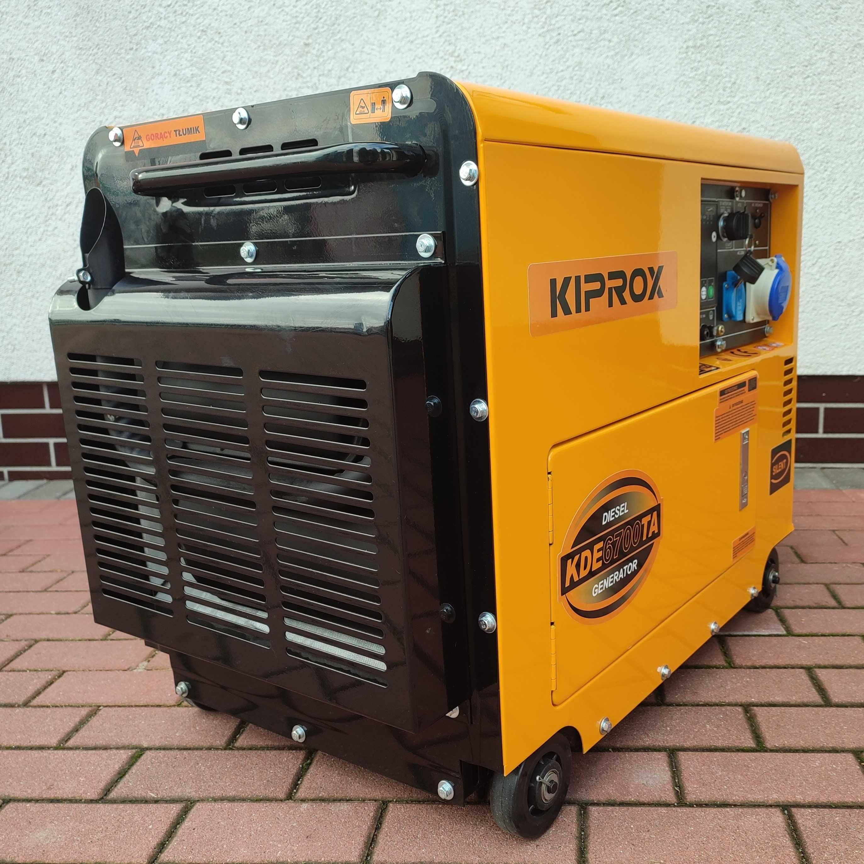 Agregat prądotwórczy KIPROX KDE6700TA 5 kW diesel, zabudowany