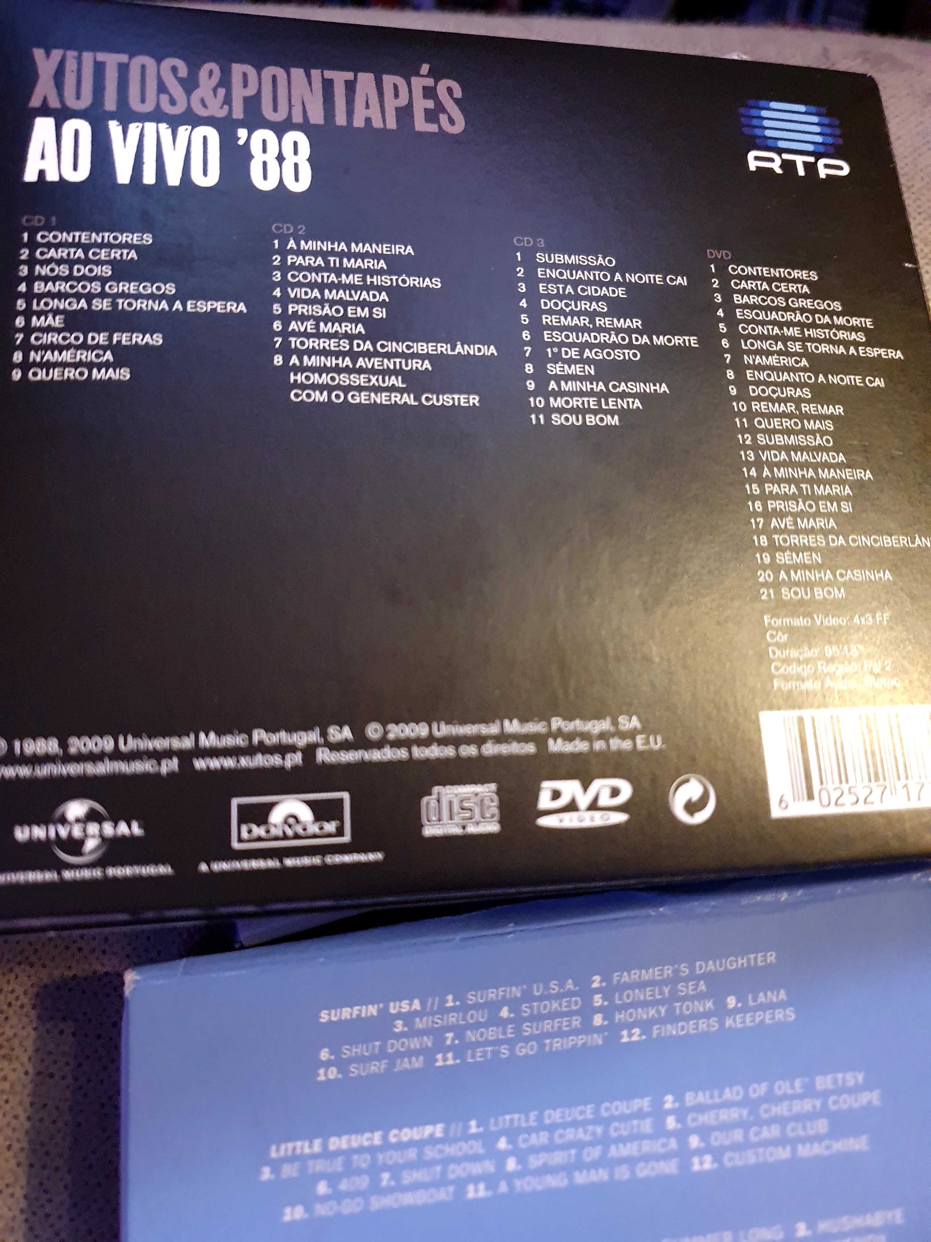 Xutos & Pontapés 
Deluxe Edition 3CD+DVD
Box nova