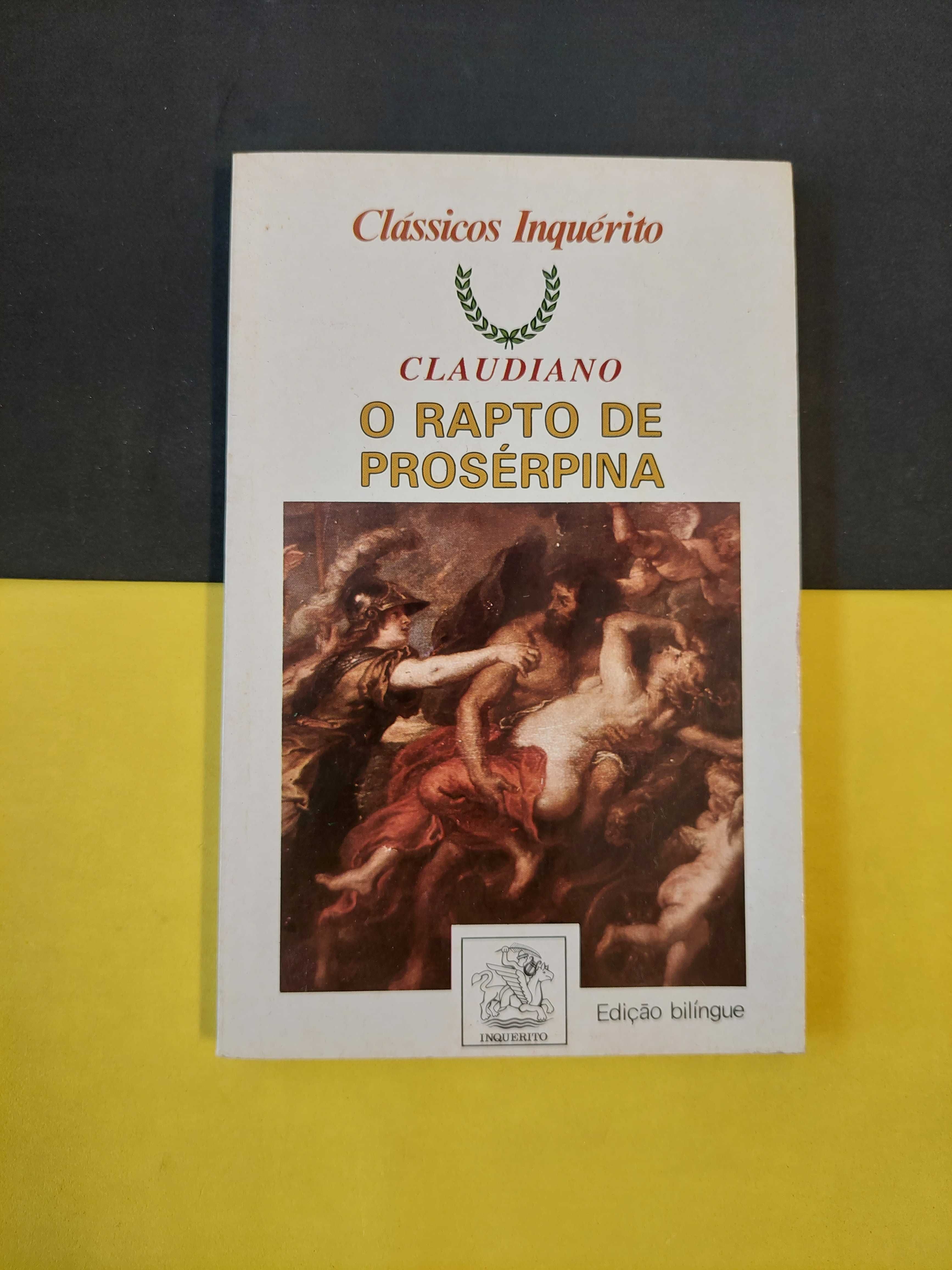 Claudiano - O rapto de prosérpina