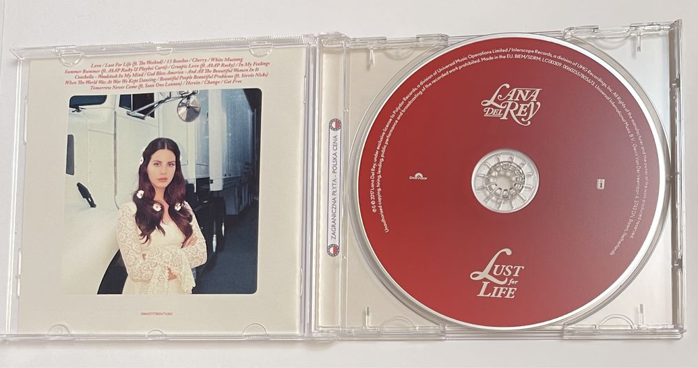 Lana Del Rey Lust for life cd 2017