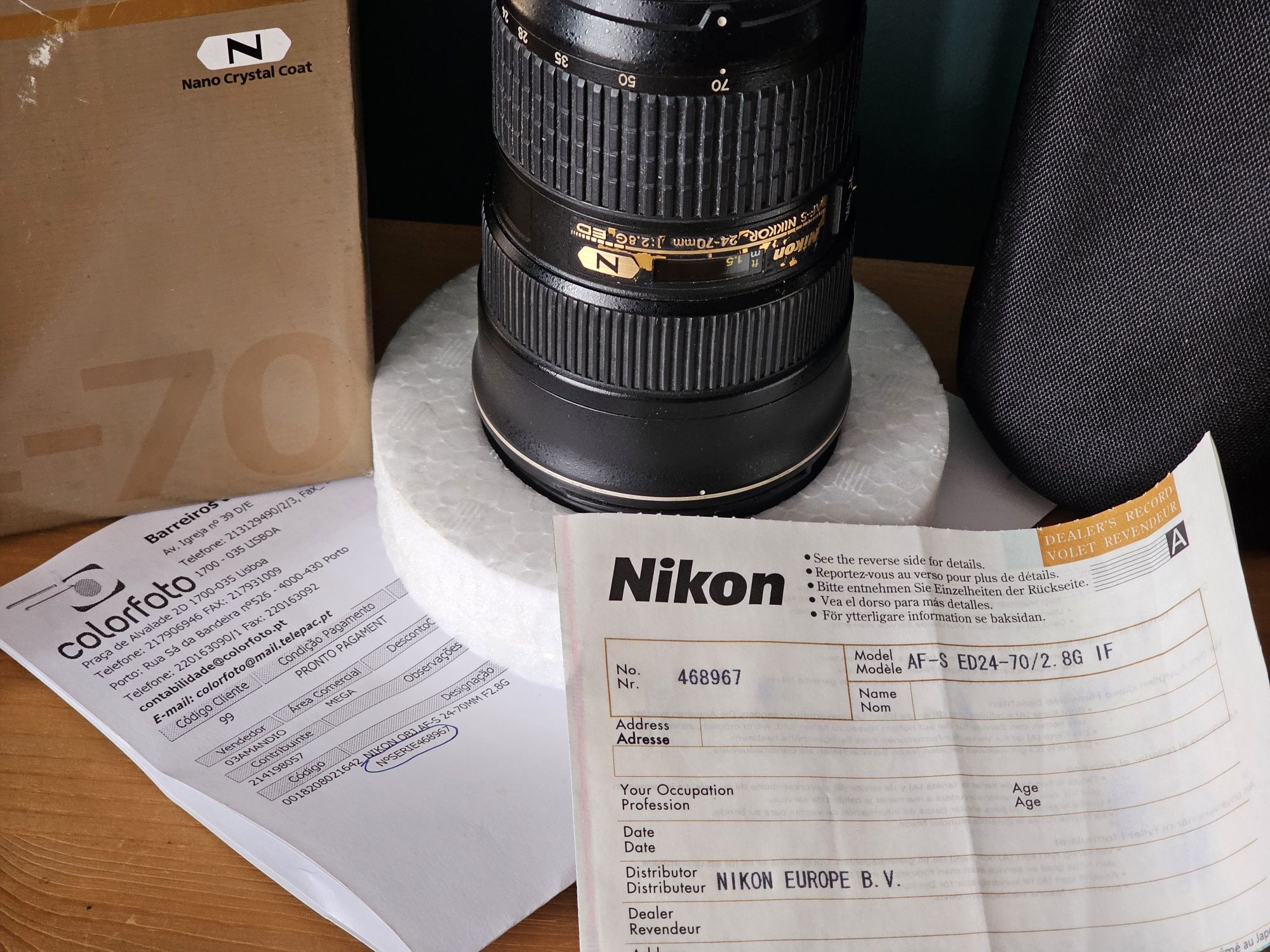 Lente Nikon 24-70 2.8