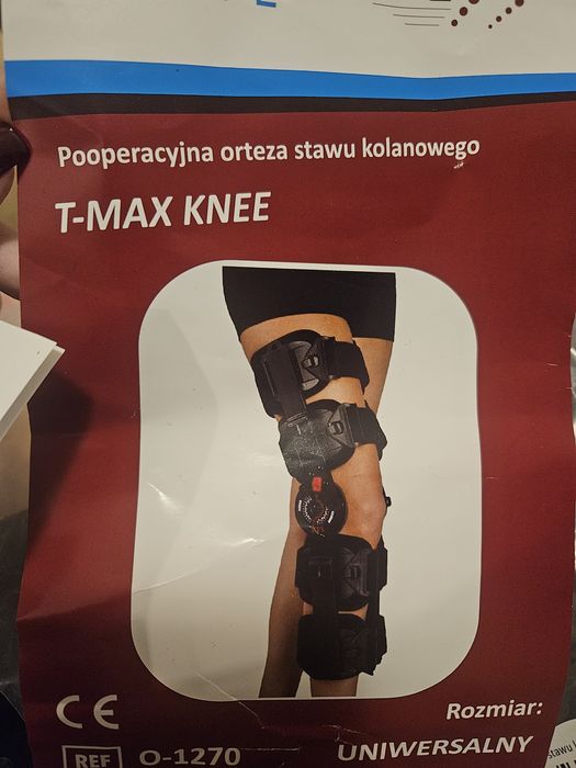 Pooperacyjna orteza stawu kolanowego w dobrym stanie