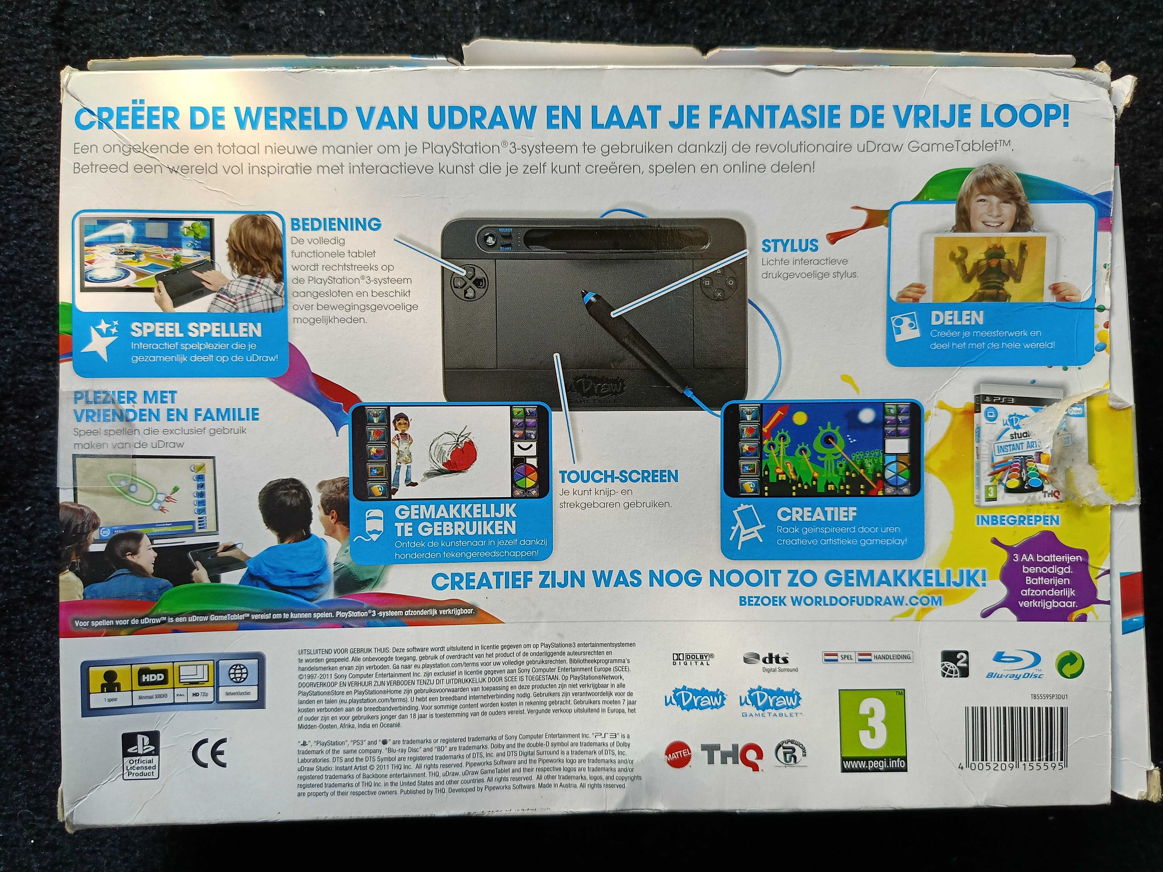 tablet  UDraw PlayStation 3 PS3 + dysk Instant Artist Studio