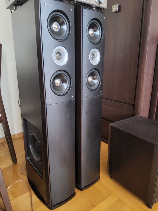 Kino domowe Yamaha Rx-v467 + głośniki VK7830