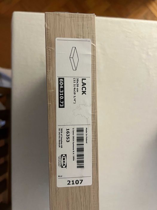 Estante castanha LACK ikea