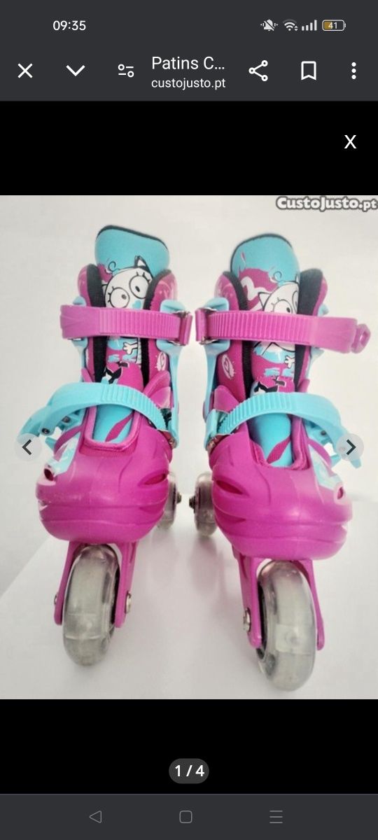 Patins com luzes