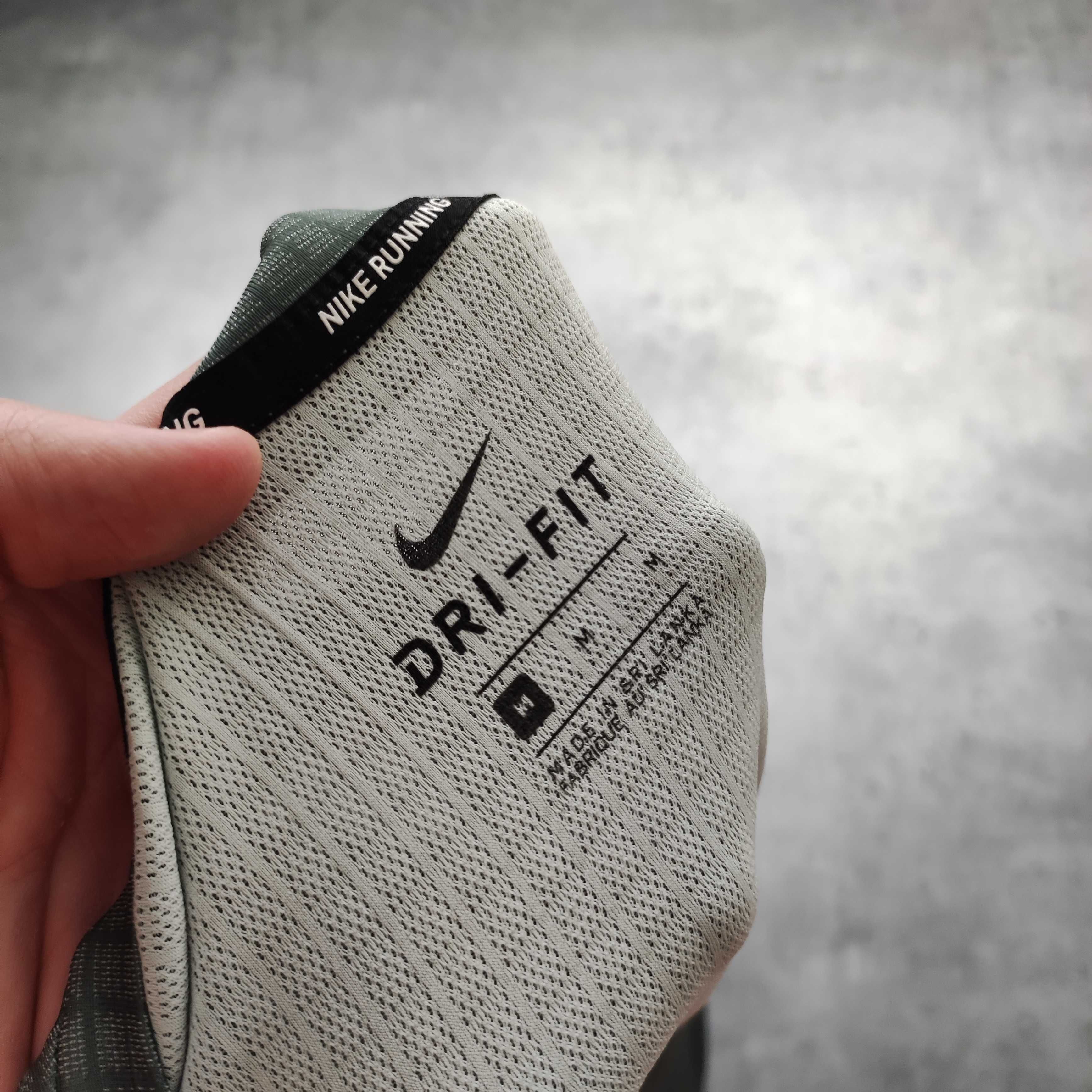 MĘSKA Koszulka Sportowa PREMIUM Szara Dri-Fit Nike Siłownia GYM Active
