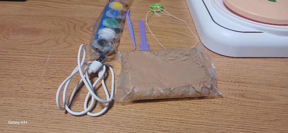 Маленький гончар, глина ліплення глечики посуд Fun game