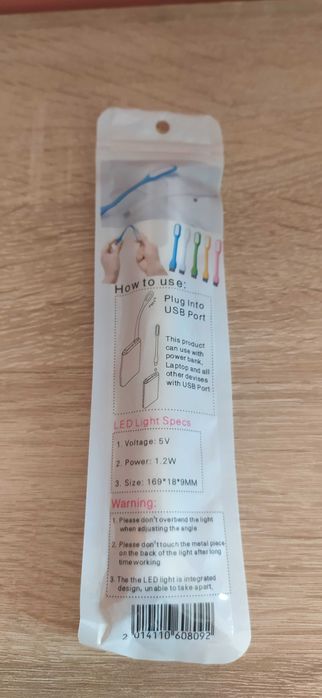 Lampka LED na USB nowa