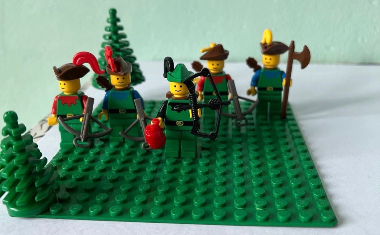 Lego castle mix forestman figurki