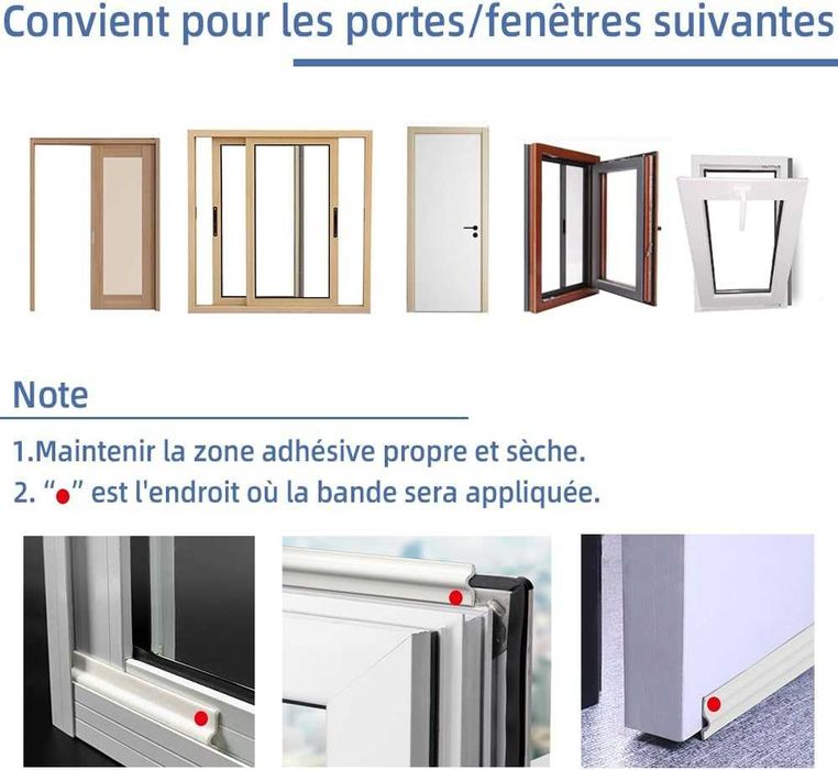 USZCZELKA 800cm do okna taśma izolacyjna samoprzylepna NOWA s059