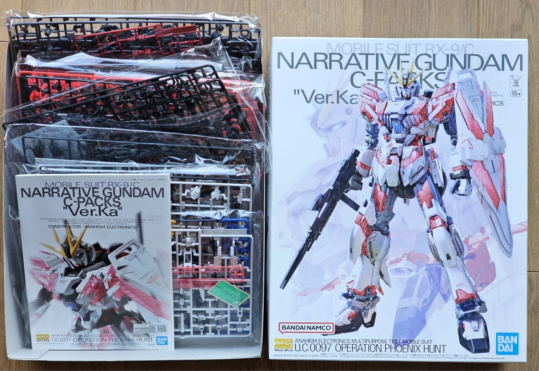 MG RX-9/C Narrative Gundam C-Pack Ver.Ka Bandai