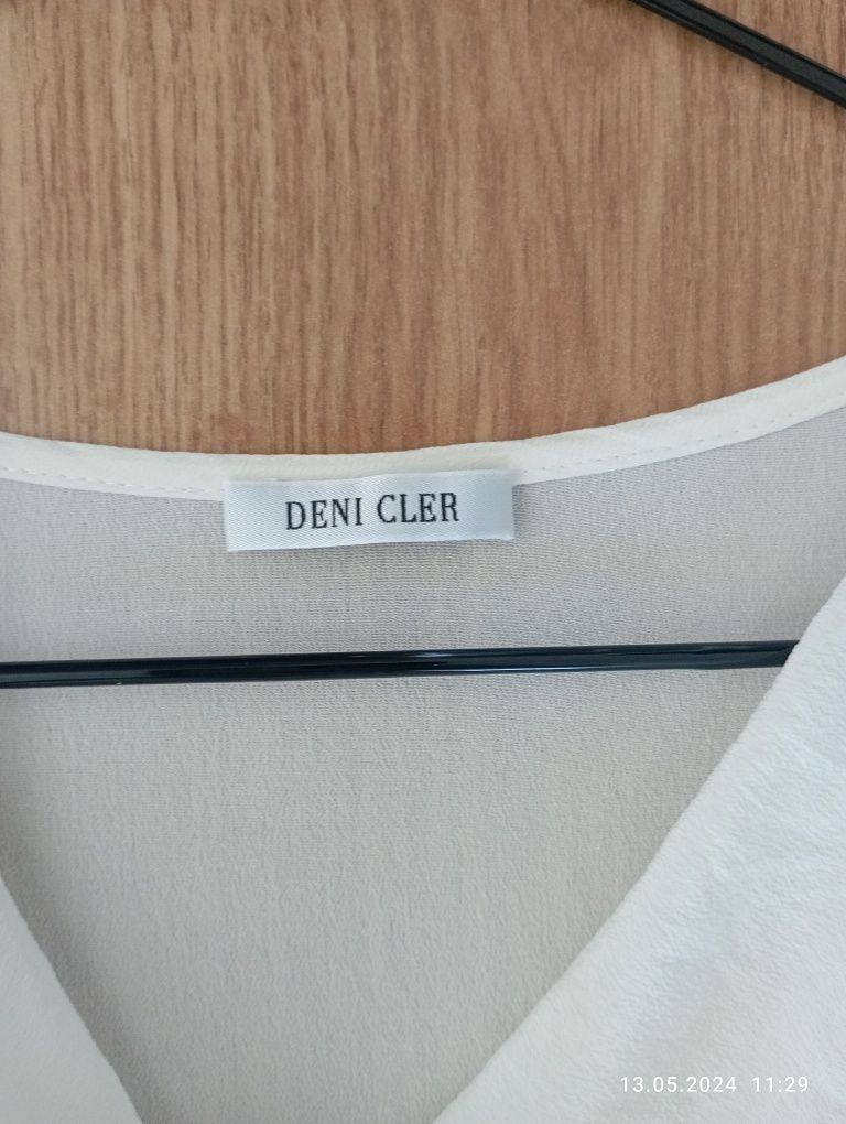 Jedwabny top Deni Cler 38