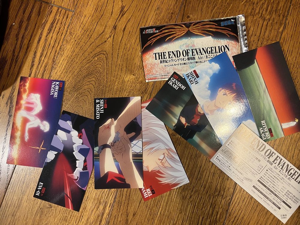 End of Evangelion karty kolekcjonerskie