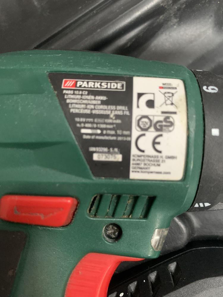 Aparafusadora bateria Parkside