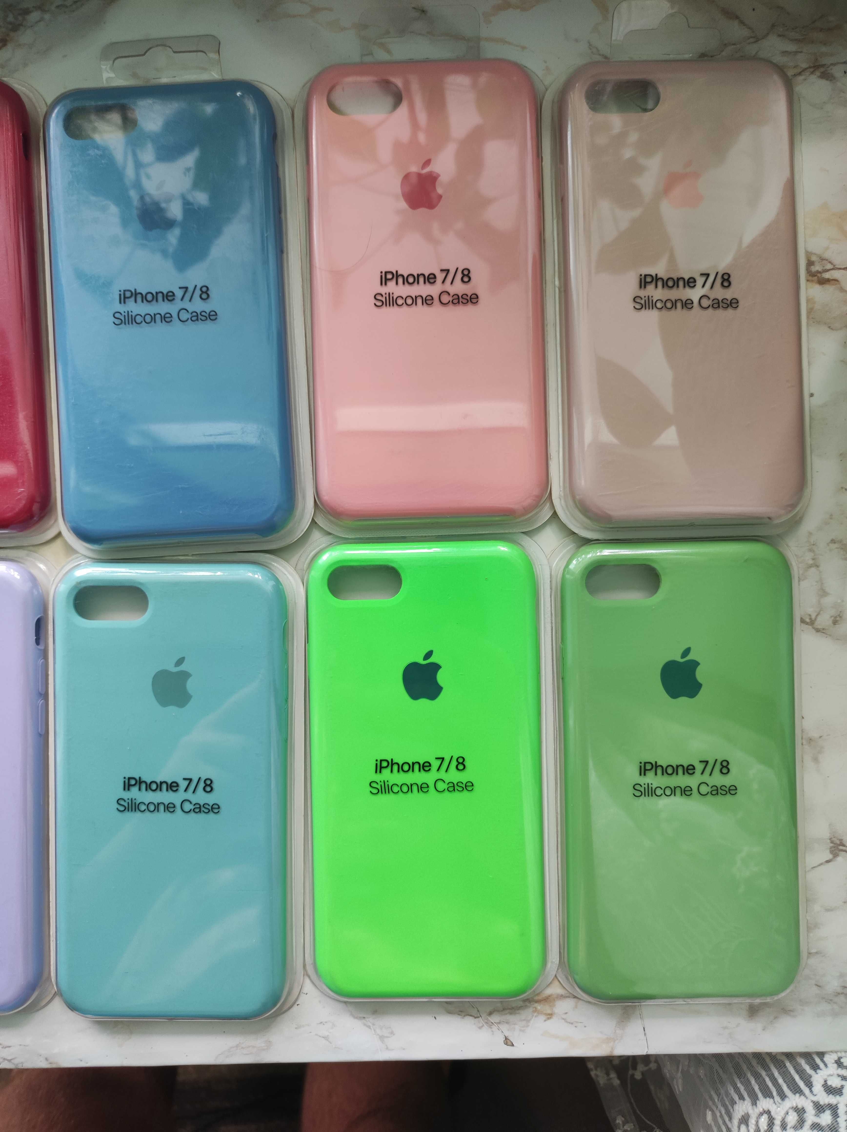 Чохли для iPhone 6/6s/7/8 — різні кольори, нові