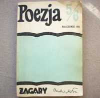 Poezja 5/6 1981, Żagary, Czesław Miłosz, miesięcznik.
