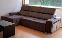 Sofá com chaise long 2,60x1,65