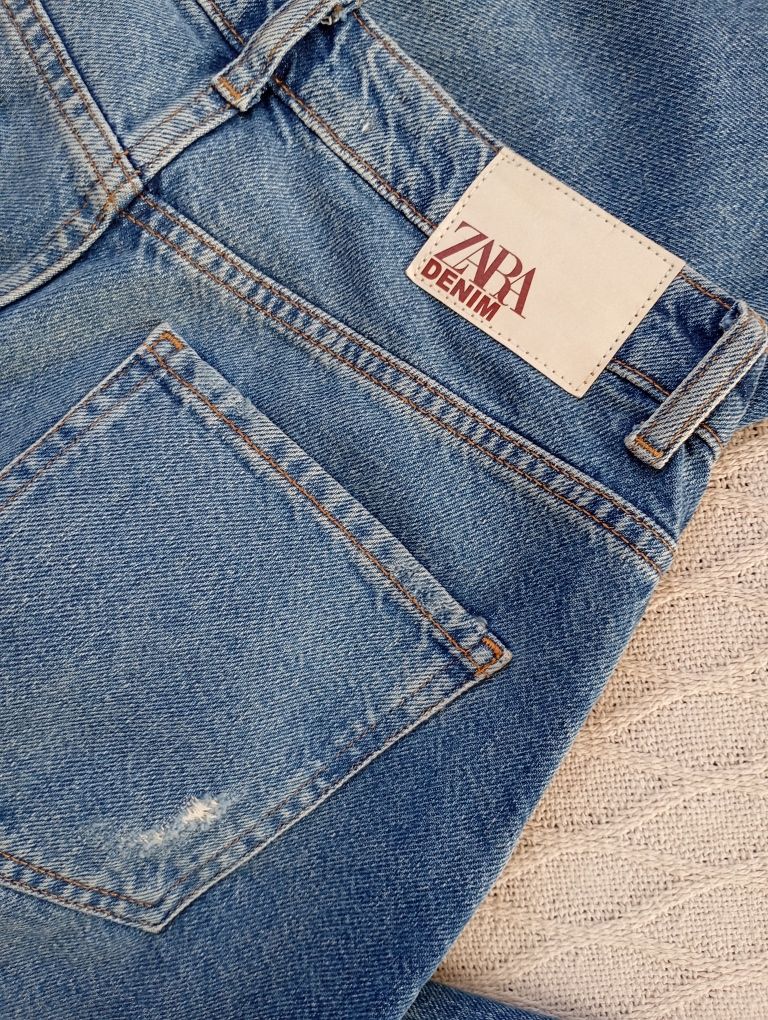 ZARA 36r jeansy szeroki typu slouchy baggi wysoka jakość