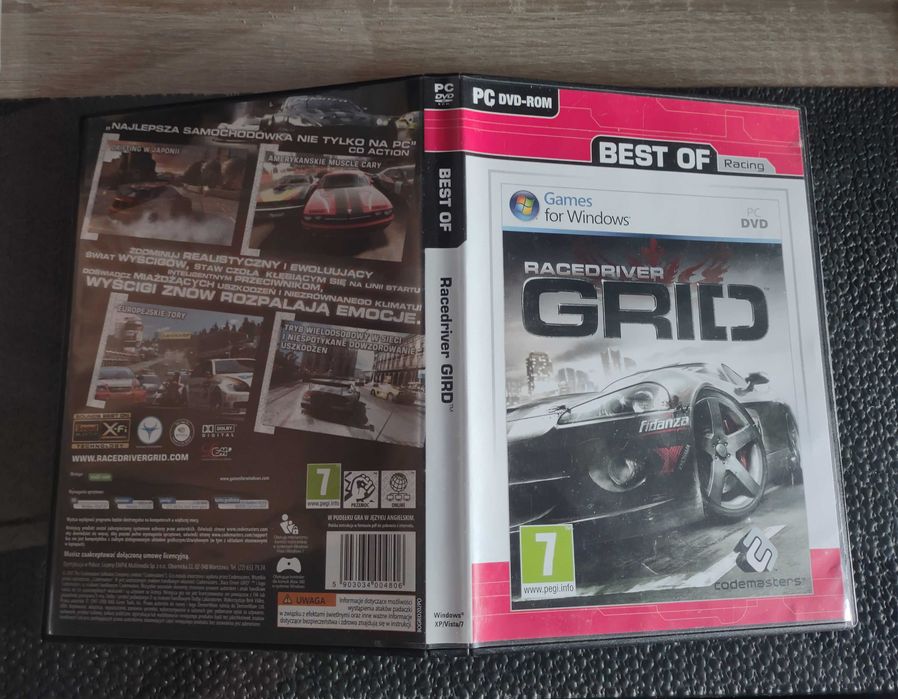Gra komputerowa - Racedriver GRID- DVD
