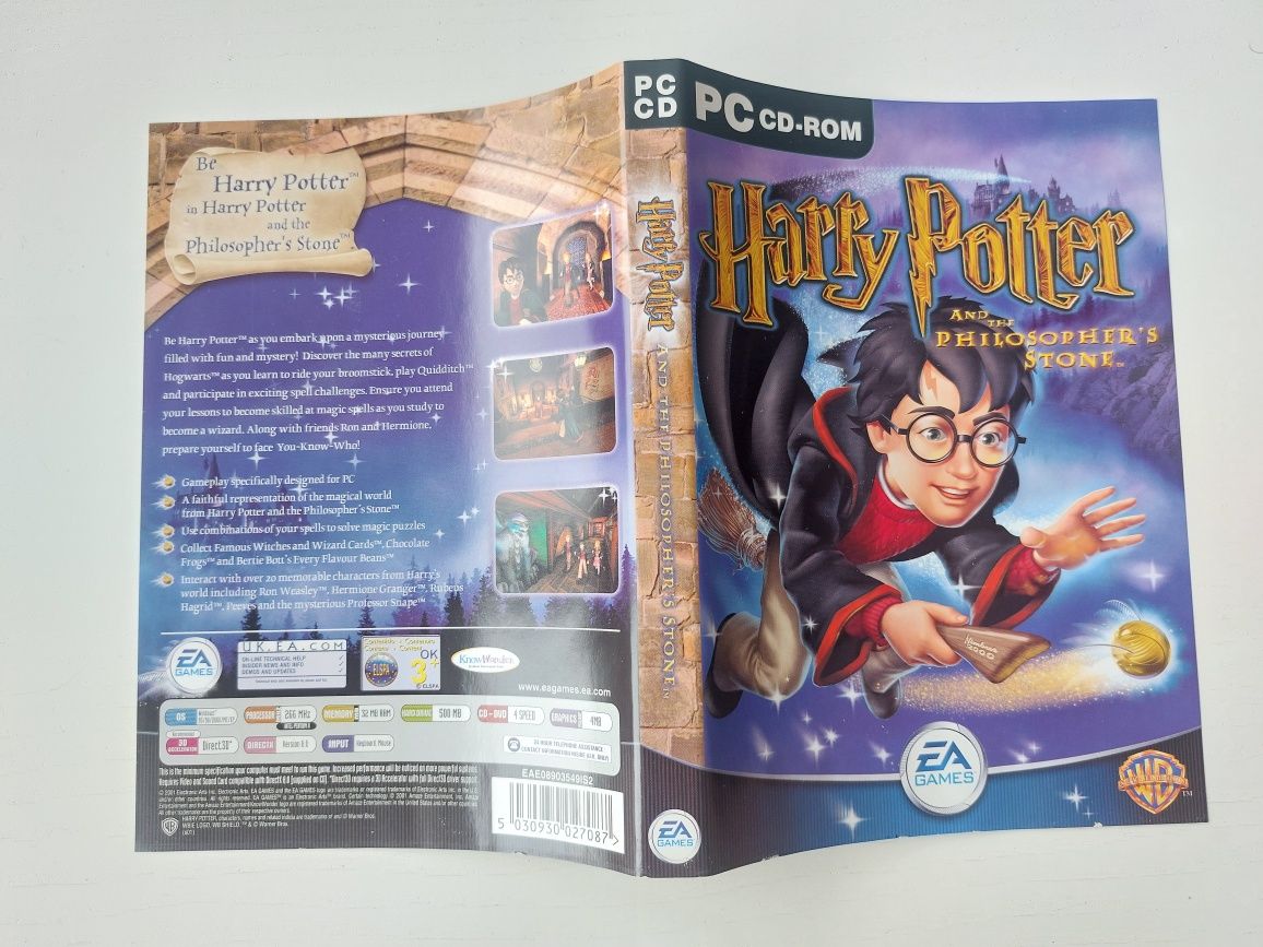 Harry Potter i Kamień Filozoficzny (the Philosopher's Stone) - okładka