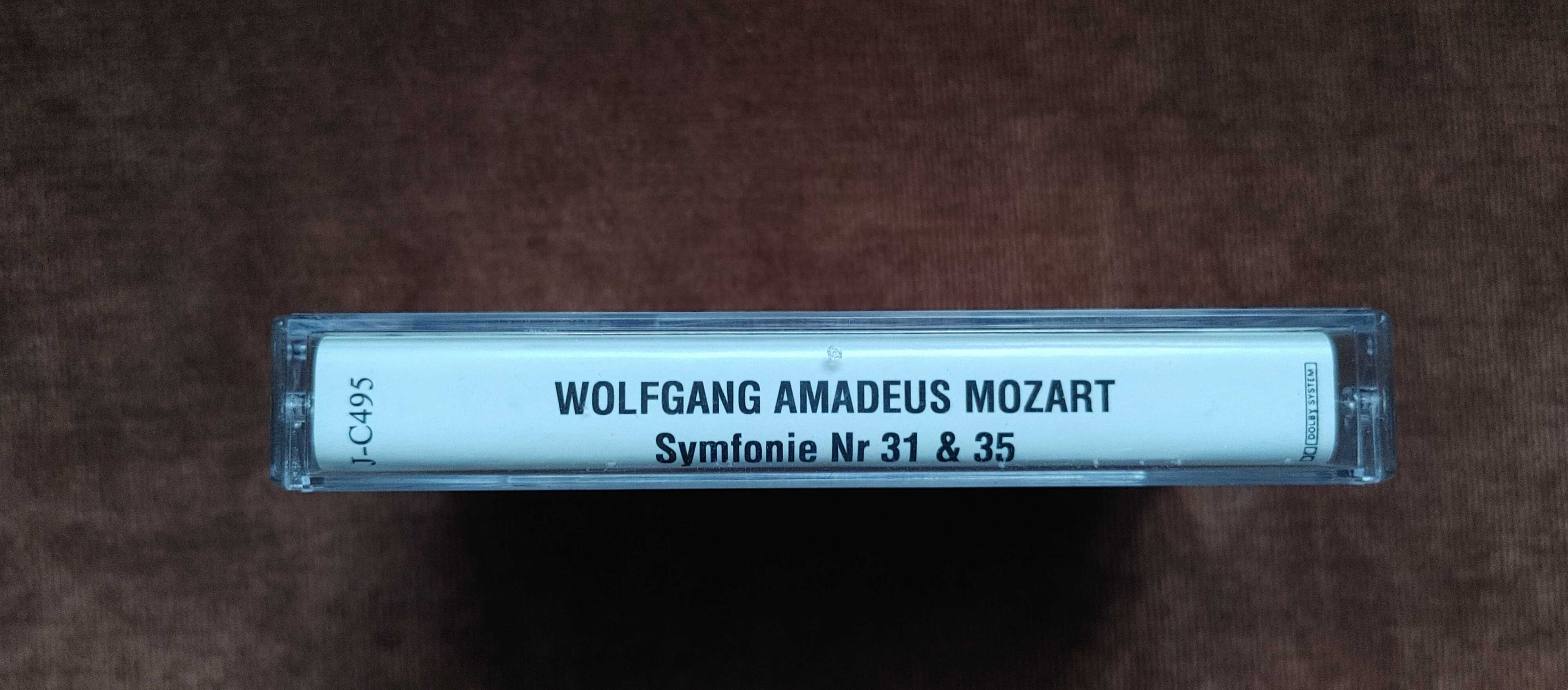 W.A. Mozart - dwie symfonie na kasecie magnetofon, stan b. dobry