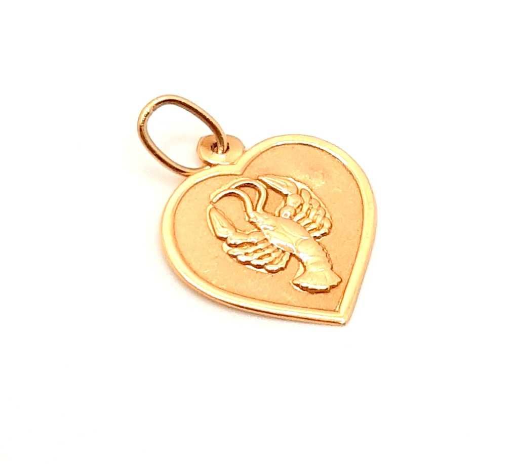 Złota zawieszka znak zodiaku Rak PR.585 W:0,75gr InterSKLEP