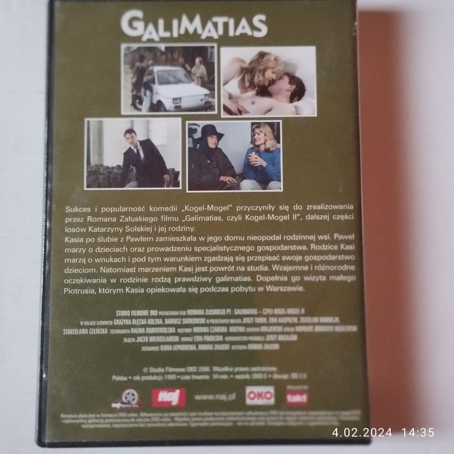 Film-Galimatias czyli Kogel-Mogel II.Plyta DVD