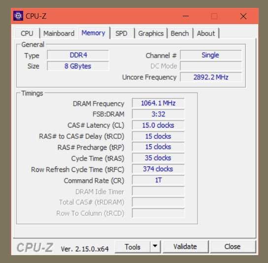 Оперативна пам’ять SK Hynix 8GB DDR4 SODIMM 2400MHz.