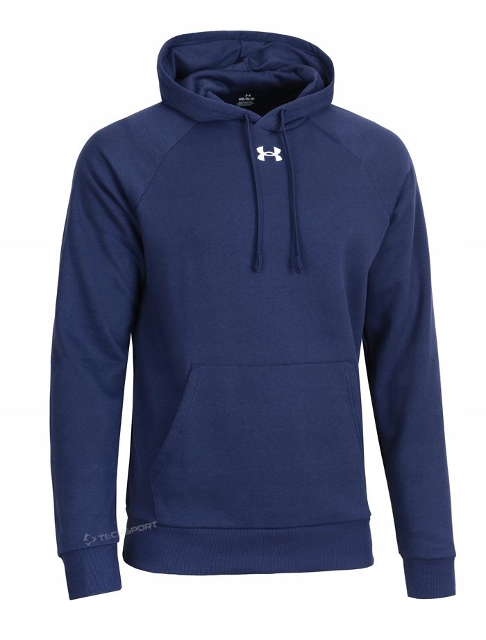 Under Armour Ocieplana Męska Bluza Z Kapturem Kangurka Bawełna / rozm