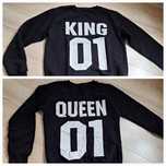 Queen King bluzy dla niej i dla niego matchy matchy