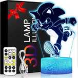 Nowa lampka nocna Anime 3D / 4 wzory / pilot/ lampa/ prezent !377! HIT